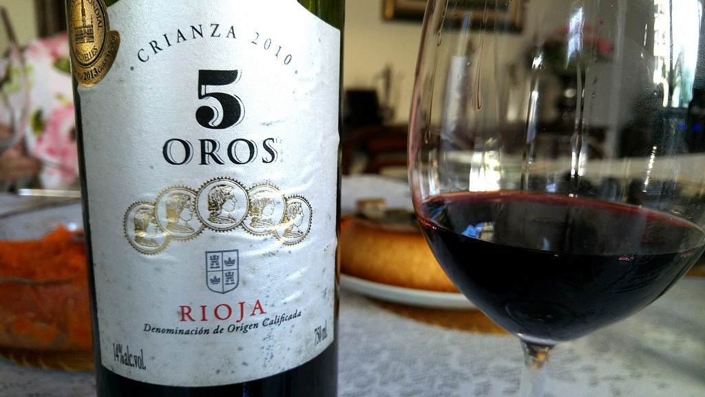 5 Oros Crianza 2010