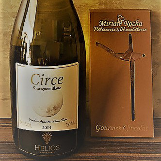 Circe Sauvignon Blanc com Chocolate ao Leite com Sal