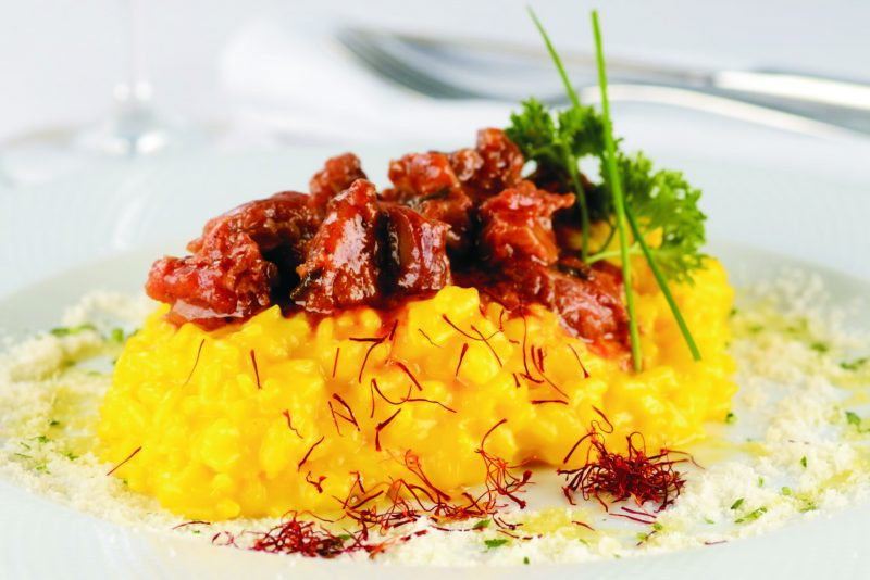 Risoto com ragu de ossobuco, Wine Dinner Terraço Itália – World Wine - abril/2017