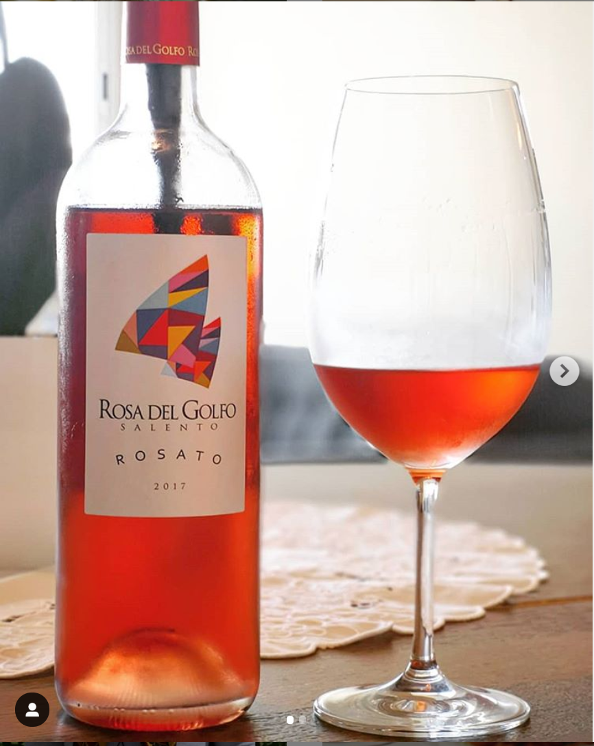 Rosa del Golfo Salento Rosado 2017 - Viva o Vinho