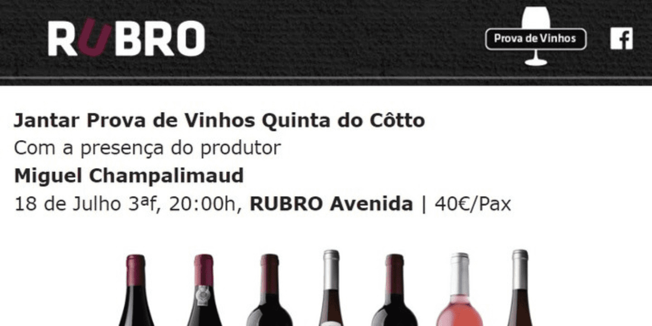 Jantar Prova de Vinhos Quinta do Côtto | VivaoVinho.pt
