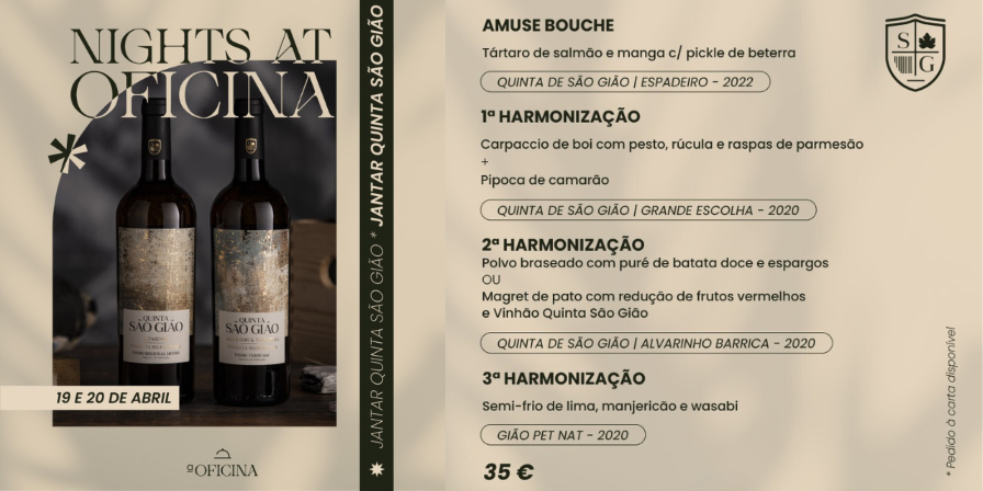 Jantar Vínico Quinta São Gião|Viva o Vinho
