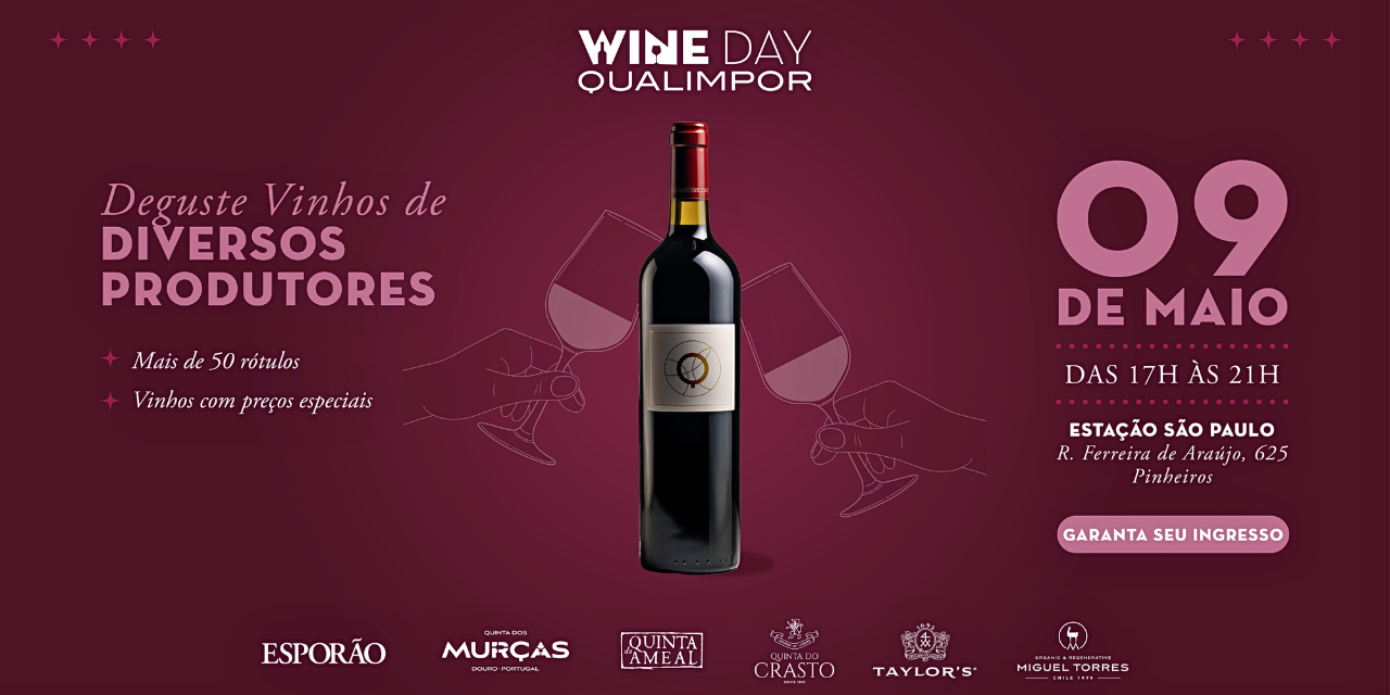 Wine Day Qualimpor|Viva o Vinho