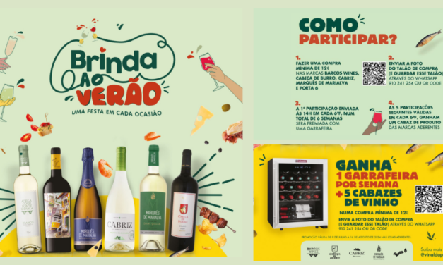 ‘Brinde ao Verão’ e ganhe caves e muitas garrafas de vinho