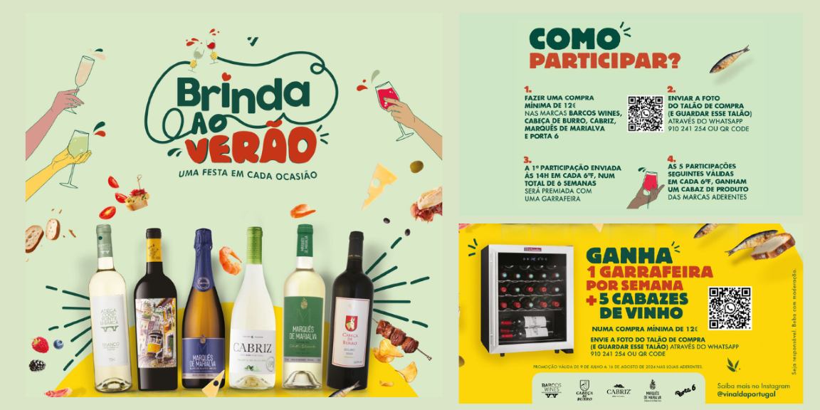 ‘Brinde ao Verão’ e ganhe caves e muitas garrafas de vinho