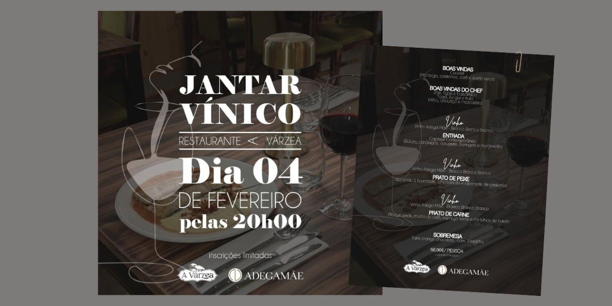 Jantar Vínico A Várzea|Viva o Vinho