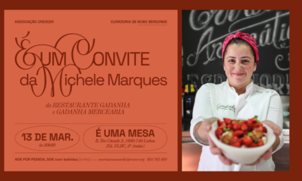 Chef Michele Marques comanda o jantar “É um Convite” da Associação Crescer em 13 de março