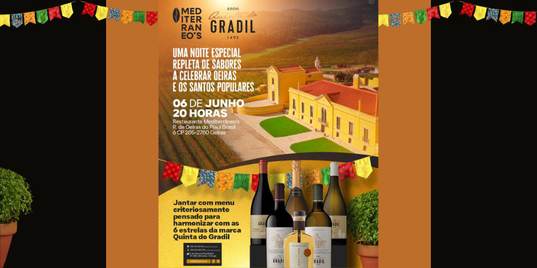 Jantar Vínico Quinta do Gradil|Viva o Vinho