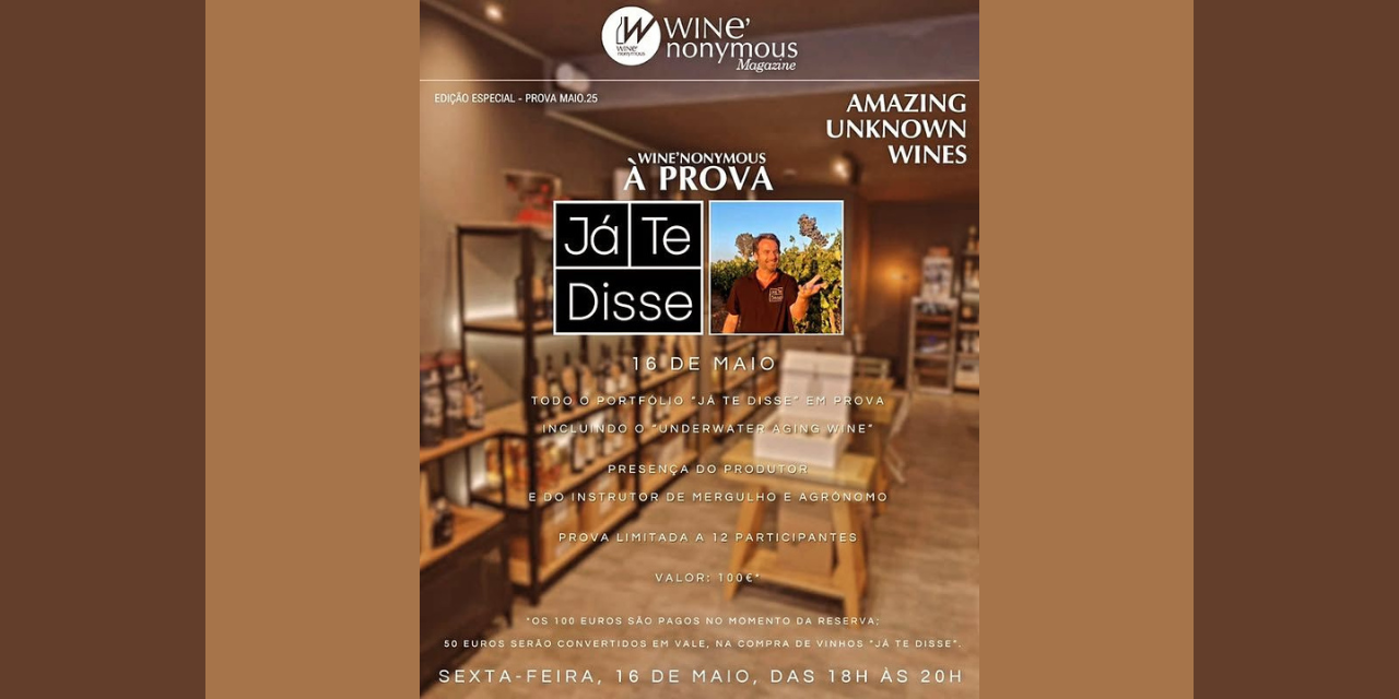Winenonymous à prova|Viva o Vinho