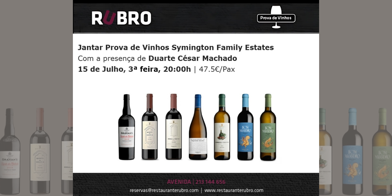 Jantar Prova de Vinhos Syminton|Viva o Vinho