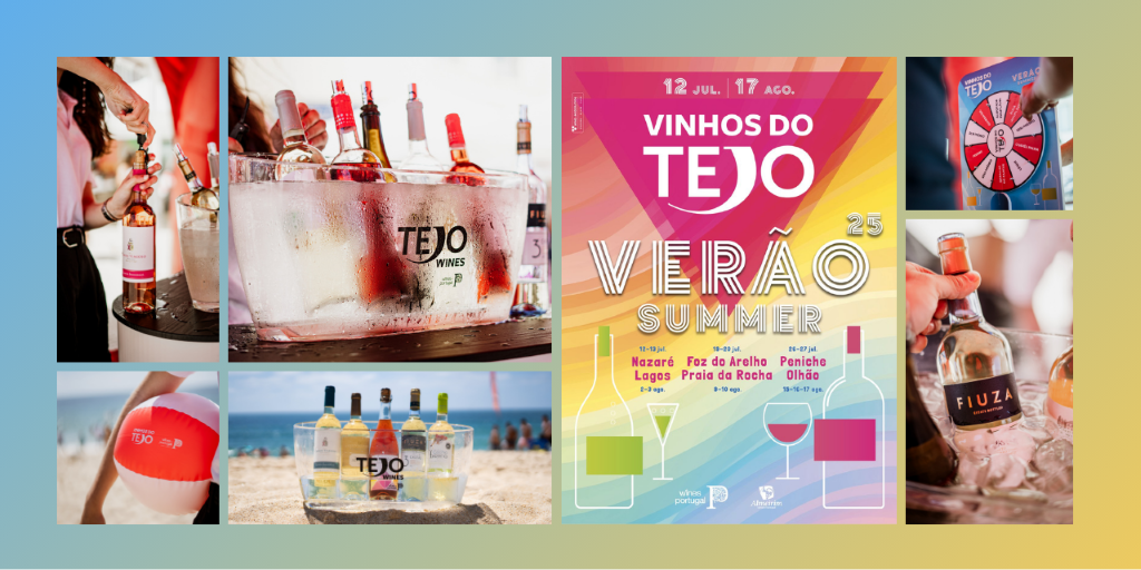 Vinhos do Tejo Verão 2025: promoção e degustação nas praias da costa Oeste ao Algarve