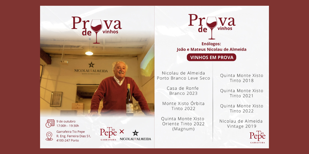 Prova Nicolau de Almeida|Viva o Vinho