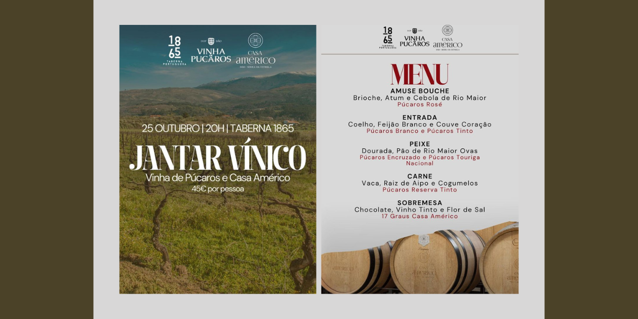 Jantar Taberna 1865|Viva o Vinho