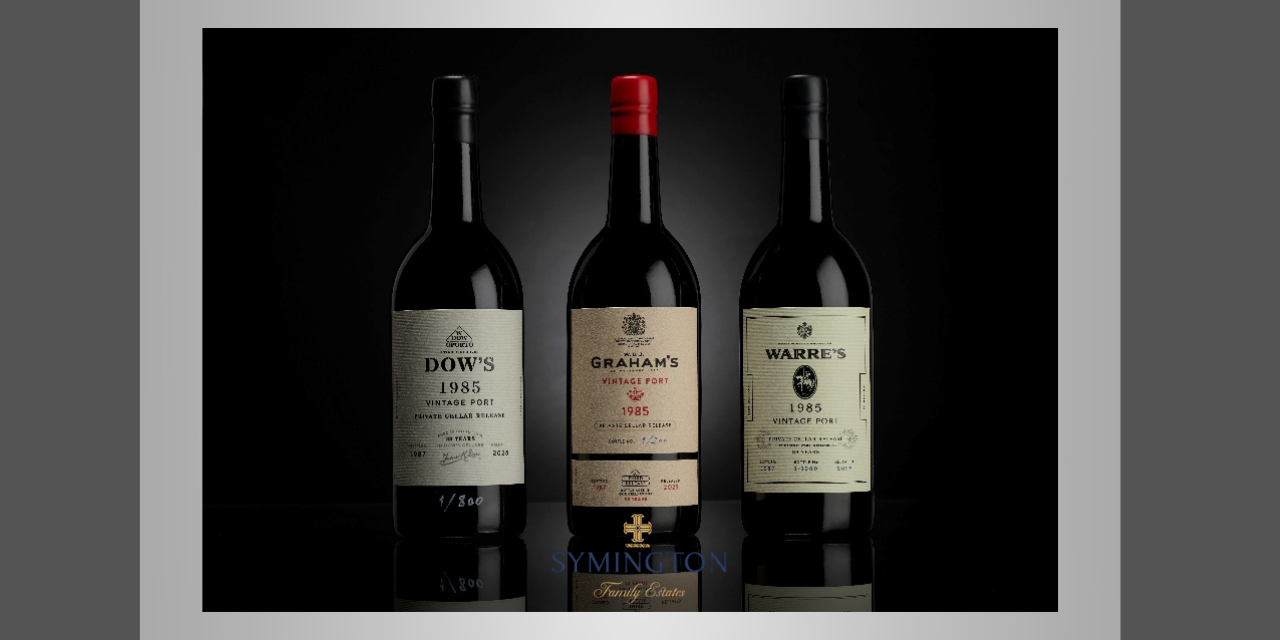 Quatro décadas de evolução: a família Symington desvenda os seus Portos Vintage 1985 ‘Private Cellar Release’