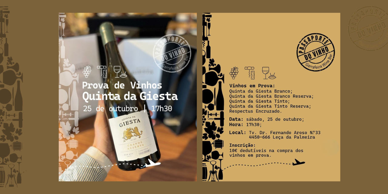 Prova Quinta da Giesta|Viva o Vinho