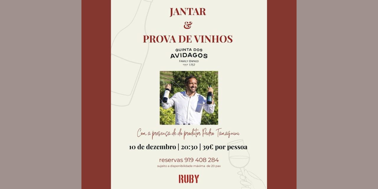 Jantar e Prova Avidagos|Viva o Vinho
