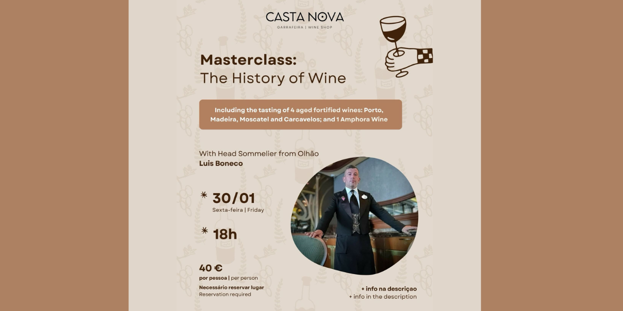Masterclass The History of Wine|Viva o Vinho