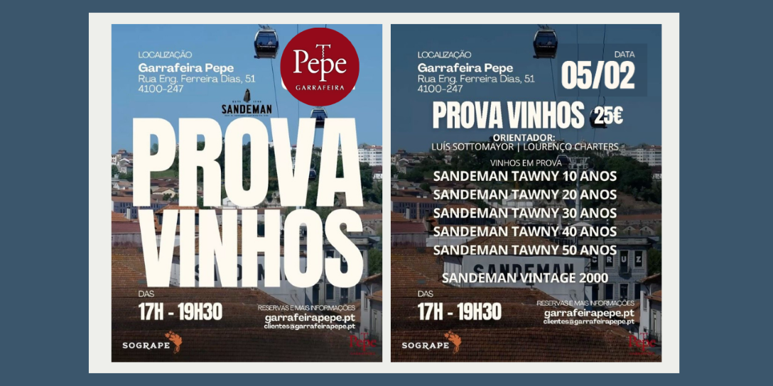 Prova Especial Sandeman G Pepe|Viva o Vinho