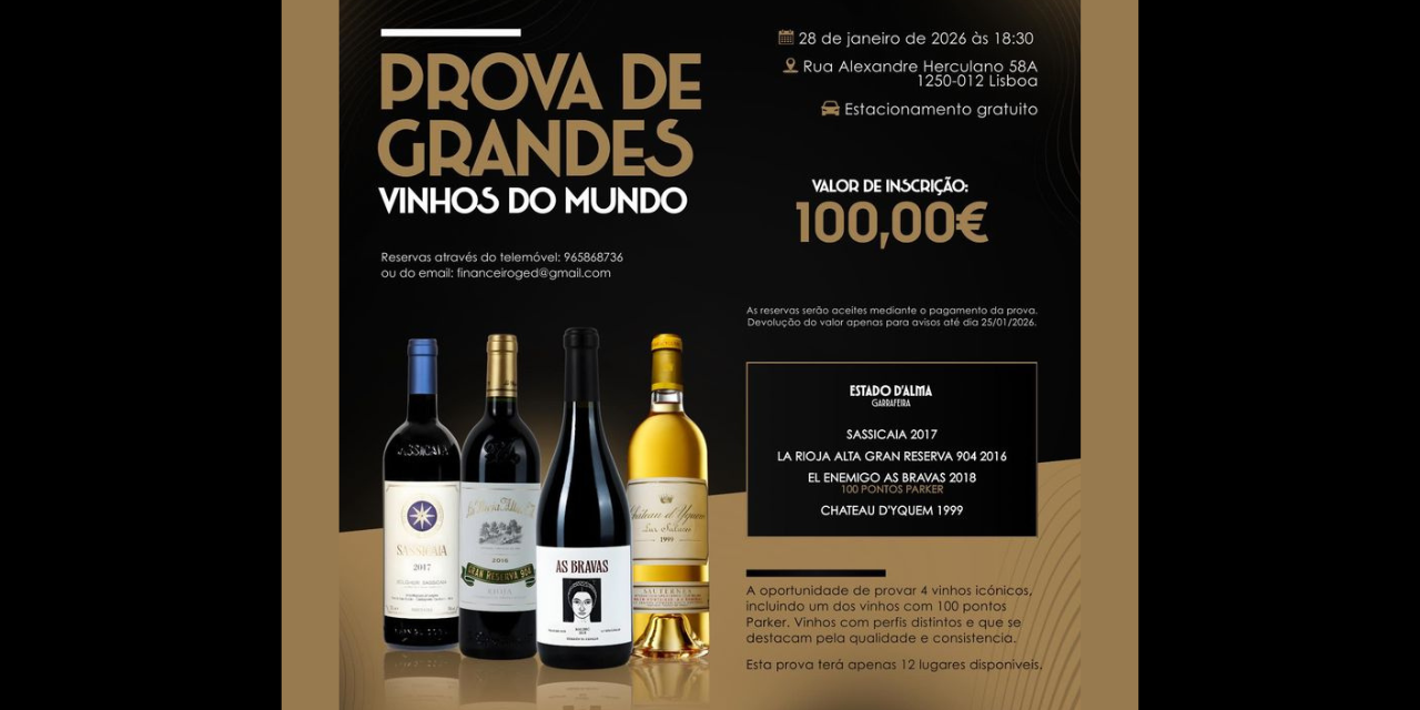 Prova Grandes Vinhos do Mundo|Viva o Vinho