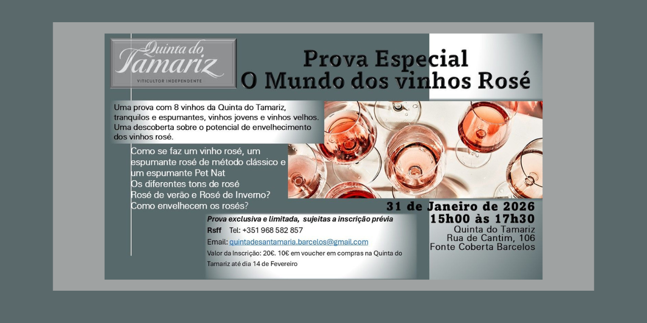 Rosé da Quinta do Tamariz|Viva o Vinho