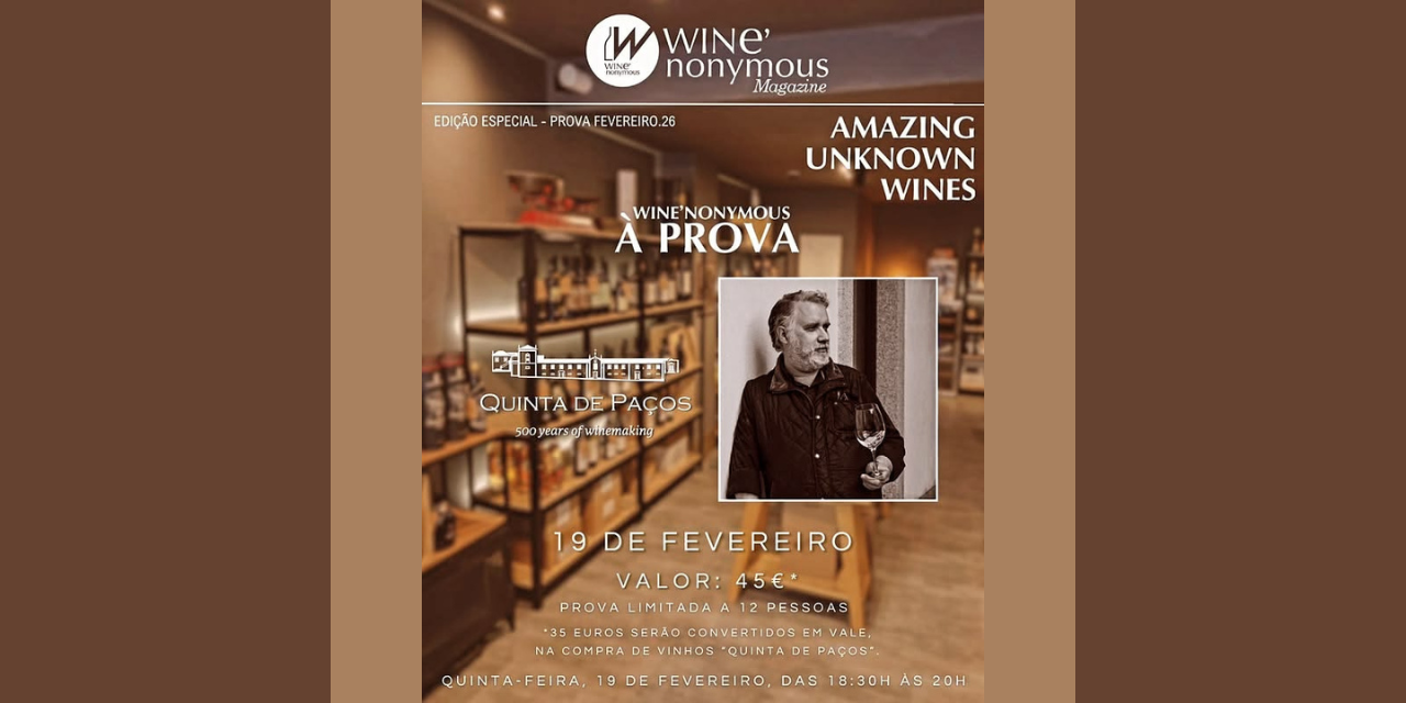 Prova Quinta de Paços|Viva o Vinho