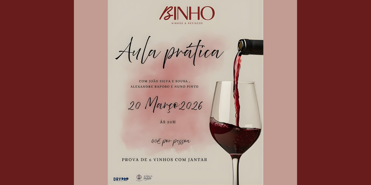 Aula Prática Jantar Vínico|Viva o Vinho