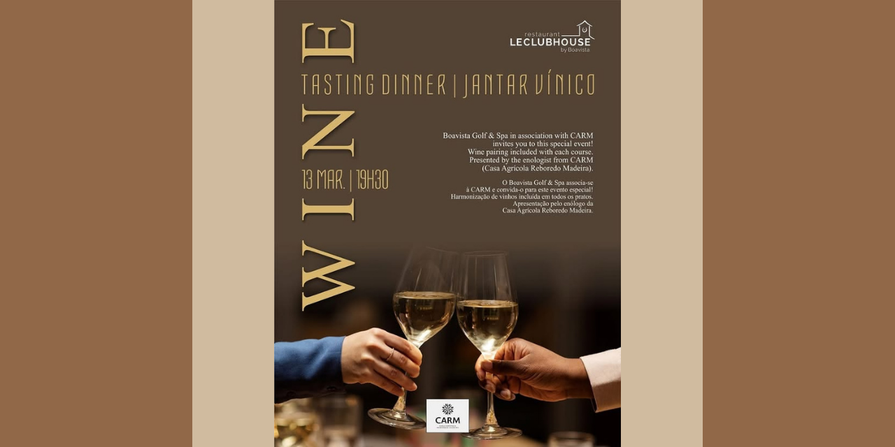 Jantar Vínico CARM|Viva o Vinho