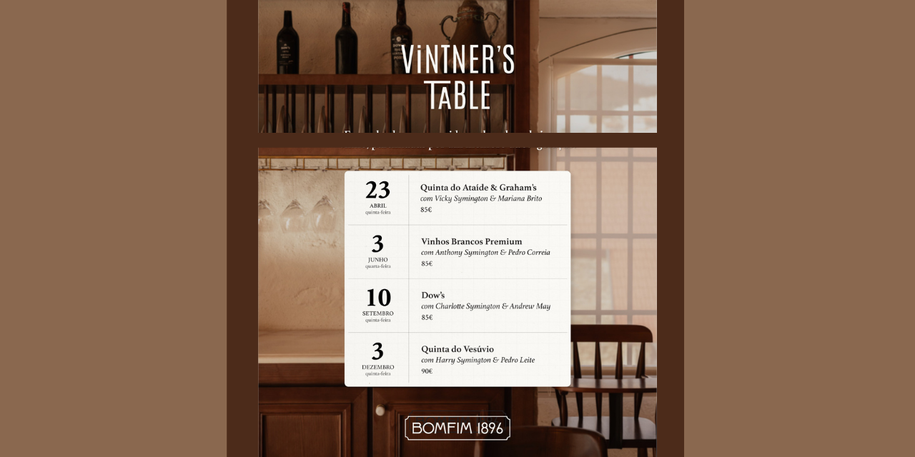 Vintner’s Table|Viva o Vinho
