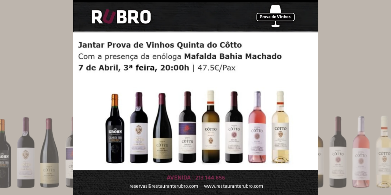 Jantar Prova Quinta do Côtto|Viva o Vinho