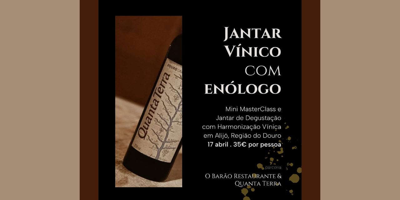 Jantar Vínico Quanta Terra|Viva o Vinho