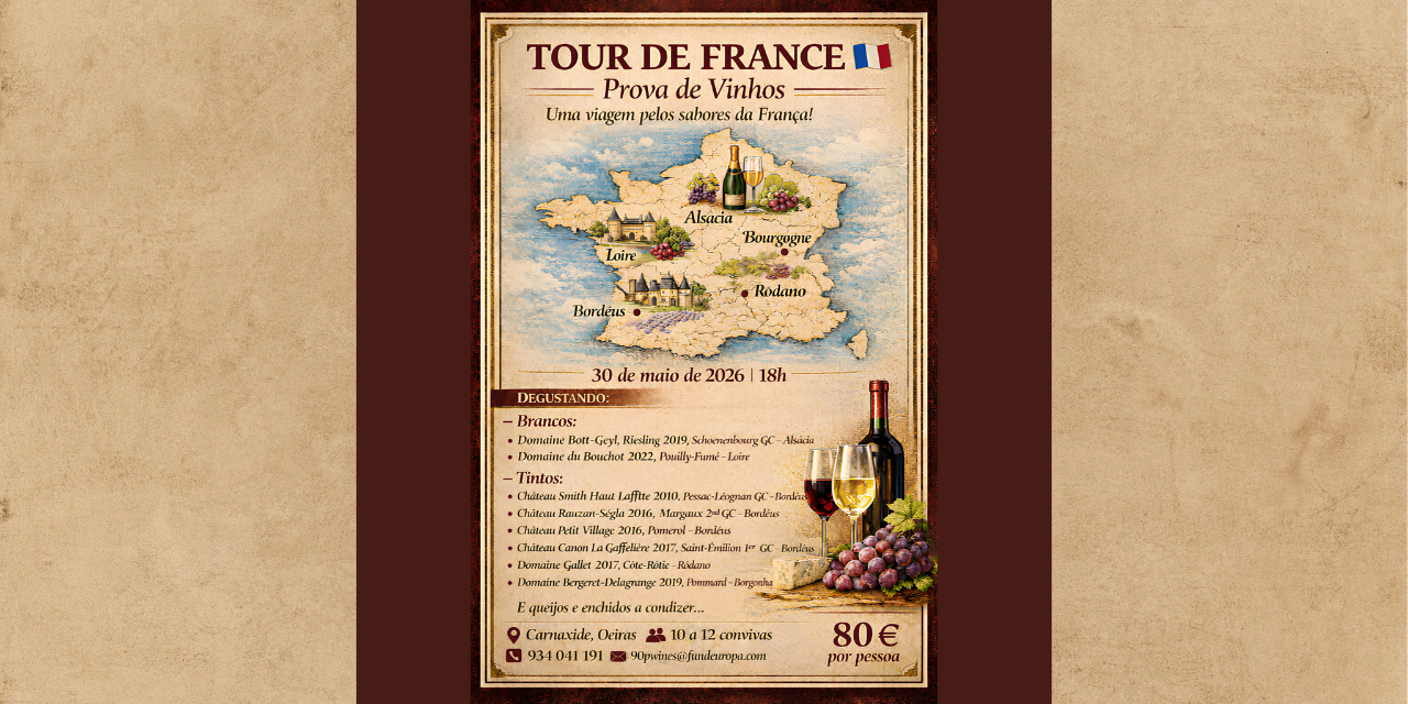 Tour de France prova de vinhos|Viva o Vinho