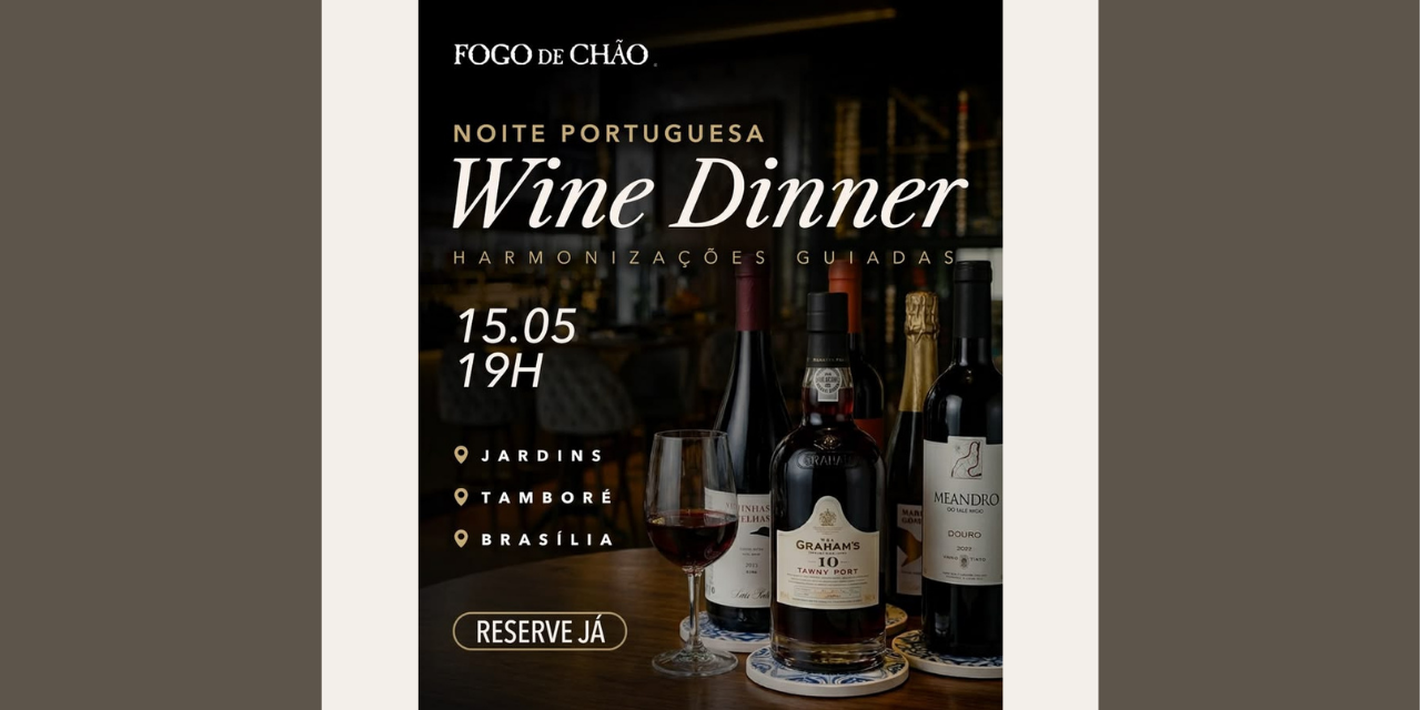 Wine Dinner Noite de Harmonizações|Viva o Vinho