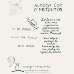 Almoço com o produtor Muxagat