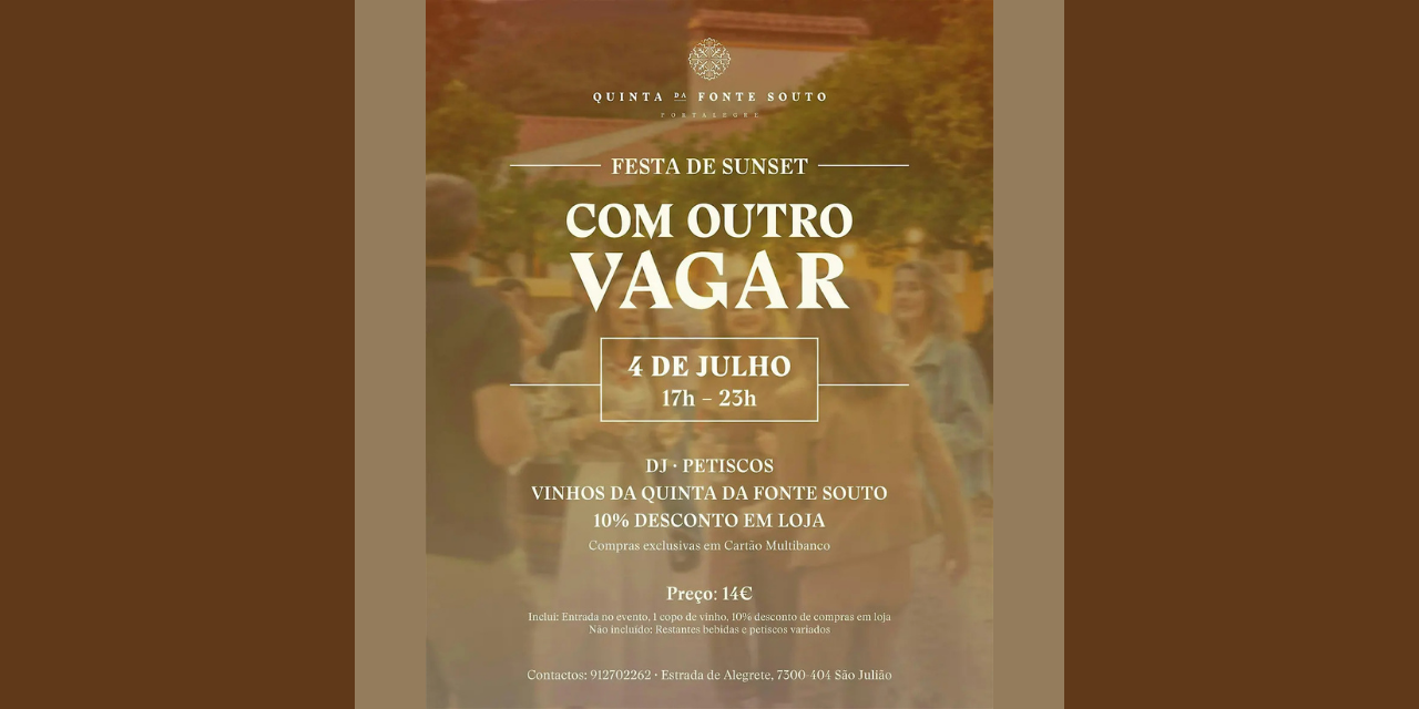 Sunset Com Outro Vagar|Viva o Vinho