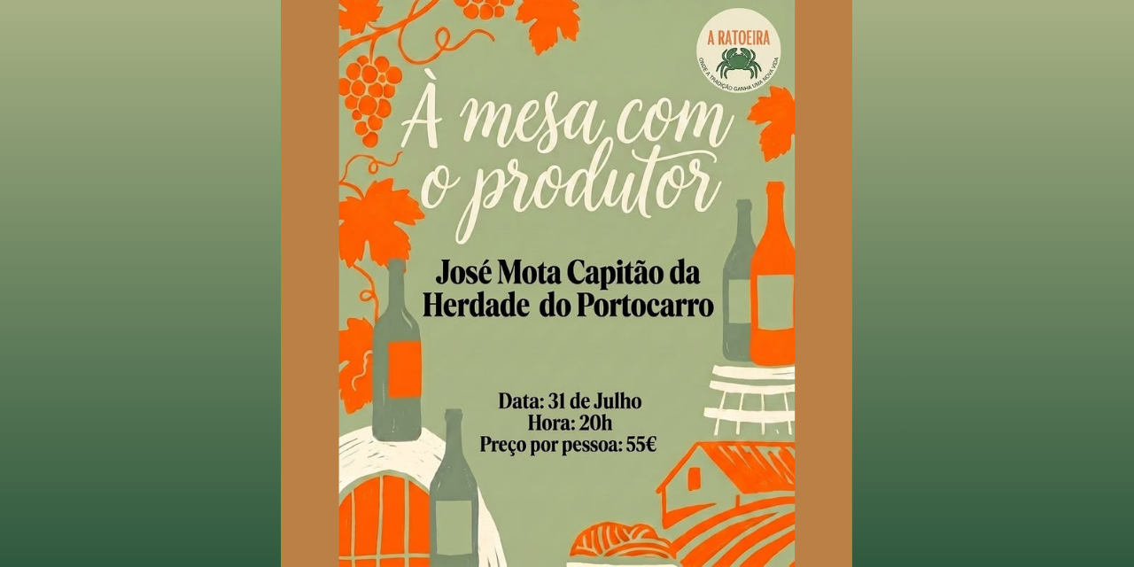 À mesa com o produtor Portocarro|Viva o Vinho