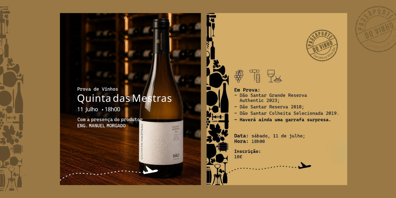 Prova Quinta das Mestras|Viva o Vinho