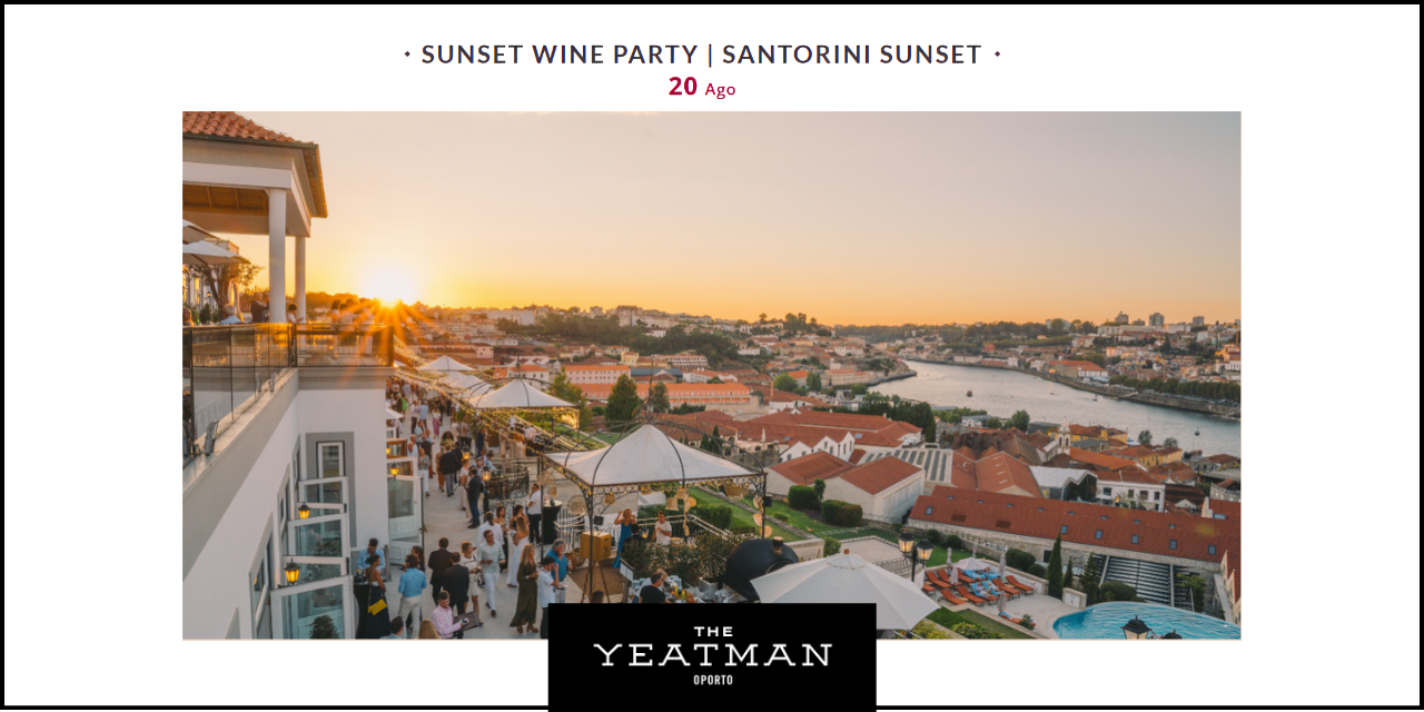 Wine Party Santorini Sunset|Viva o Vinho