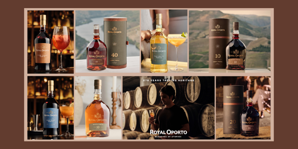 Royal Oporto: marca histórica de Vinho do Porto renova-se para celebrar 270 anos da Real Companhia Velha