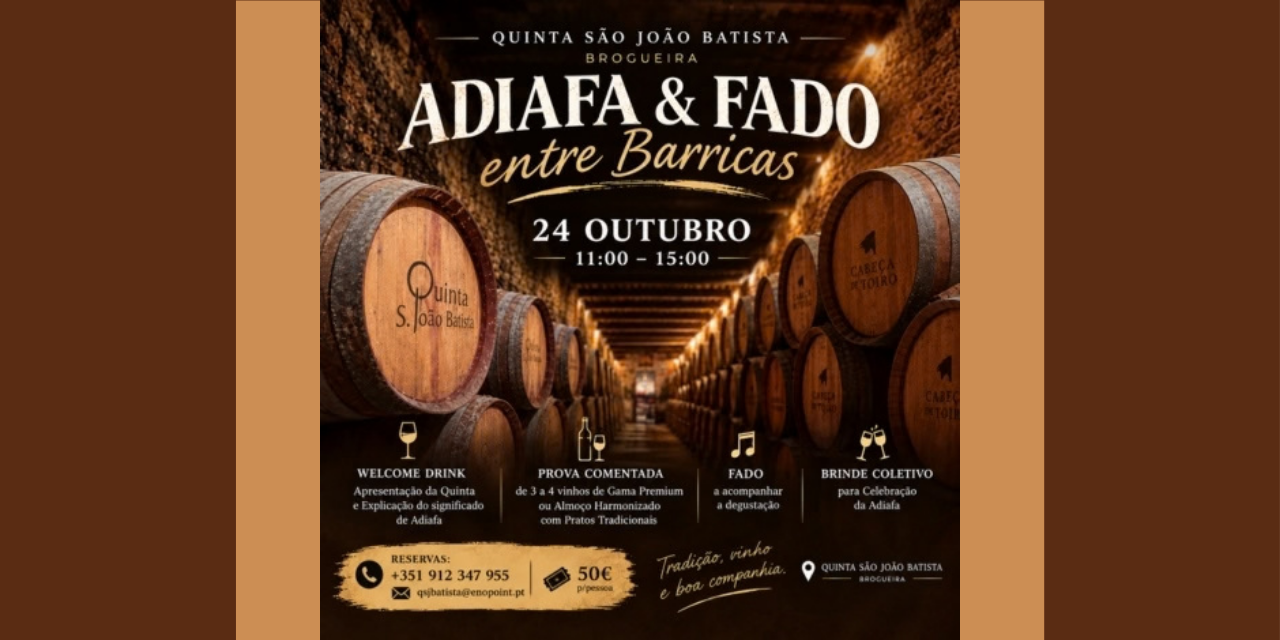 Adiafa e Fado entre Barricas|Viva o Vinho