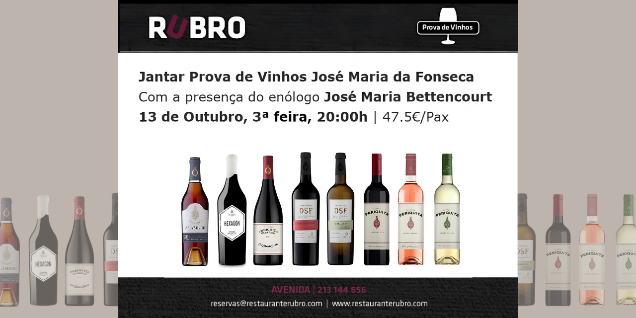 Jantar Prova José Maria da Fonseca|Viva o Vinho