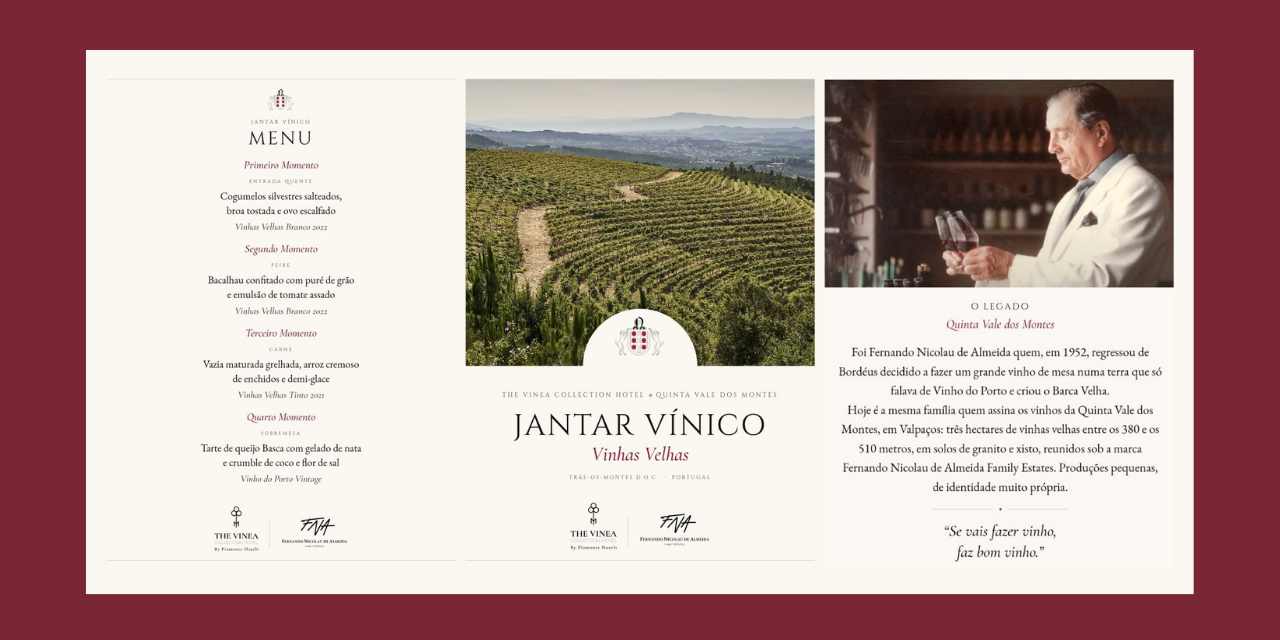 Jantar Quinta Vale dos Montes|Viva o Vinho