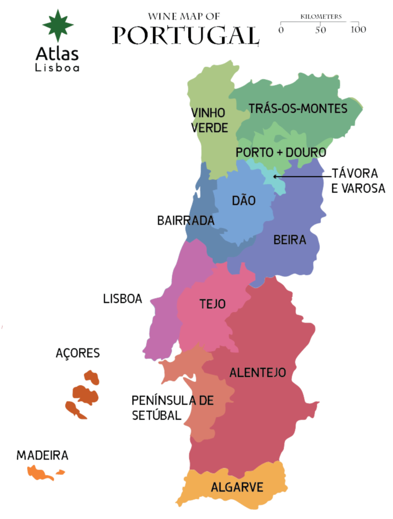 Mapa Portugal | VivaoVinho.pt