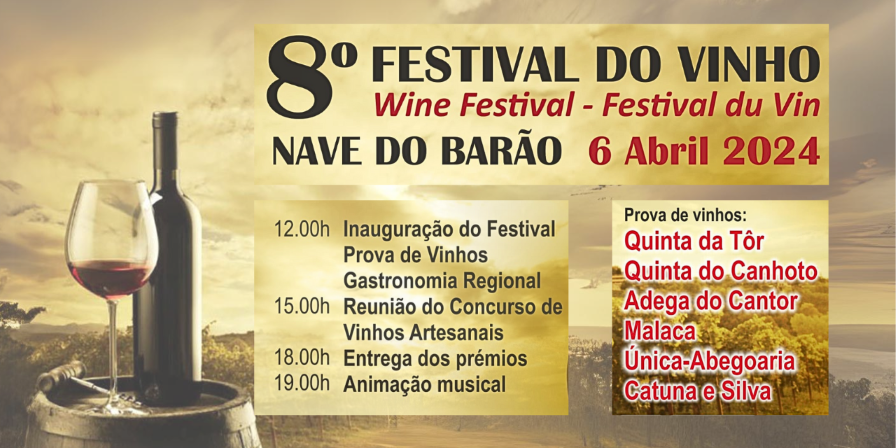 8º Festival do Vinho na Nave do Barão|Viva o Vinho